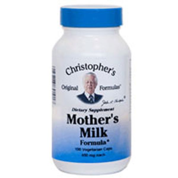 Lactation Formula 100 caps By Dr. Christophers Formulas