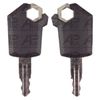 2x Key Replacement for CAT Caterpillar Dozer Backhoe Excavator Skid Steer Loader 5P8500