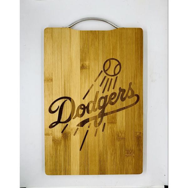 LA Dodgers laser engraved high quality cuttingboard Christmas gift kitchen