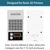 Mini Heater for 3D Printer, HCSSZ Lightweight 3D Resin Printer Temperature Controller Heating Thermostat Temp Control with Activated Carbon Filter for LCD DLP 3D Printers