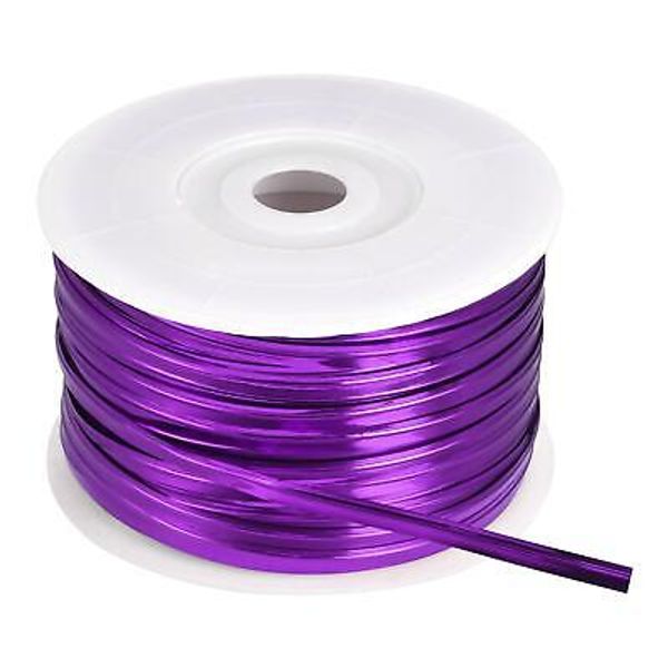 Foil Twist Ties 100 Yard Plastic Closure Tie for Bread, Candy Purple