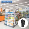 sourcing map 100pcs Peg Hook Locks, 6mm Pegboard Hook Stop Locks to Secure Cargo(Black)