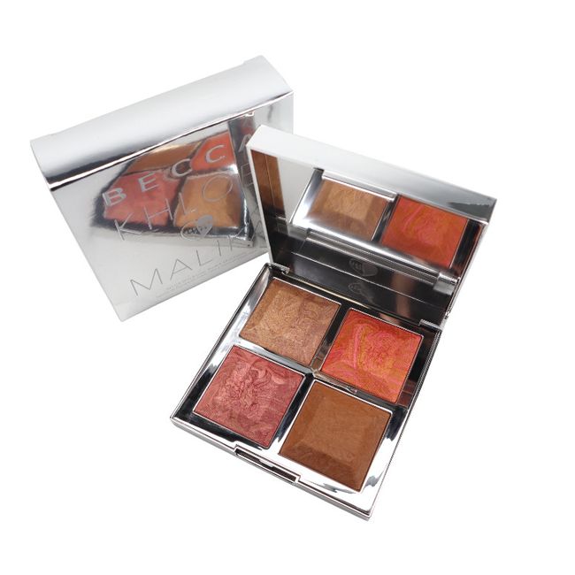 Becca BFF Made with Love By Malika Bronze Blush & Glow Palette New Box Silver