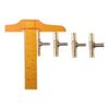 AllGIFT 2Pcs Barb Hose Fitting,Reducing Barb Hose Fitting,Tee T Shape Fitting,Brass Barb Union Coupling Reducing Barb Splicer Fitting(3/8 x 3/8 x 1/4)