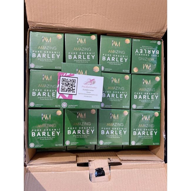 PURE ORGANIC BARLEY(17 Boxes Of barley Powder)