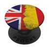 United Kingdom Romania Flags - British Romanian PopSockets Swappable PopGrip