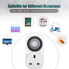 EXTRASTAR 24 Hour Mechanical Segment Timer Switch, [2 Pack] Energy Saving UK Mains Wall Plug in Socket with Programmable Time Controller - White