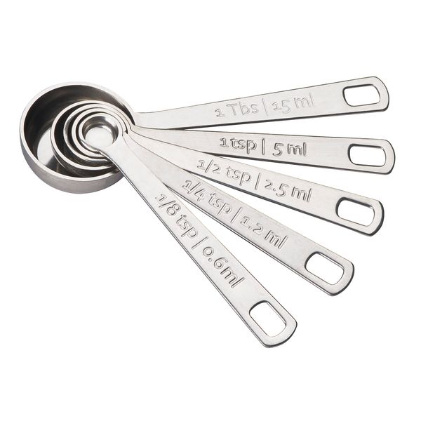 Le Creuset Stainless Steel Measuring Spoons, Set of 5