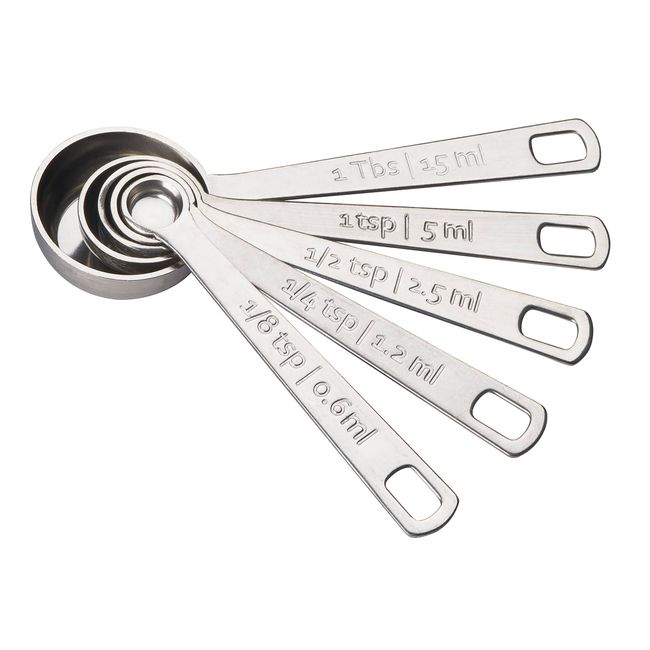 Le Creuset Stainless Steel Measuring Spoons, Set of 5