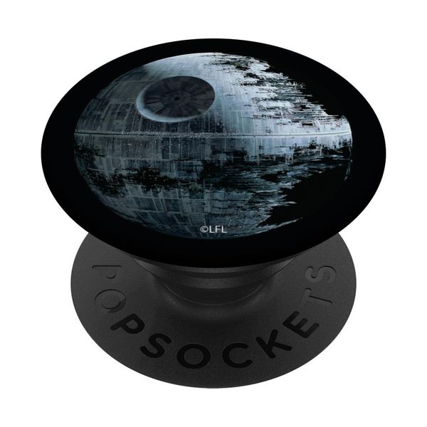 Star Wars Death Star II Half-Finish PopSockets PopGrip: Extendable Base and Grip for Mobile Phones / Tablets with Interchangeable Top