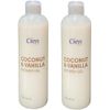 LidI-Cien | Coconut & Vanilla | Shower Gel | 500mL×2 [TWIN PACK]