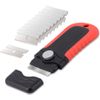 Locking Razor Blade Scraper with Safety Cap, Glass Cooktop Scraper with 10PCS St