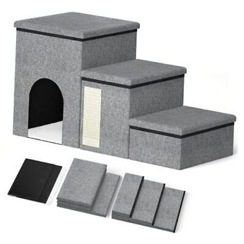 Dog Stairs for Small Dogs Medium Dogs Pet Stairs for High Beds and Sofas,