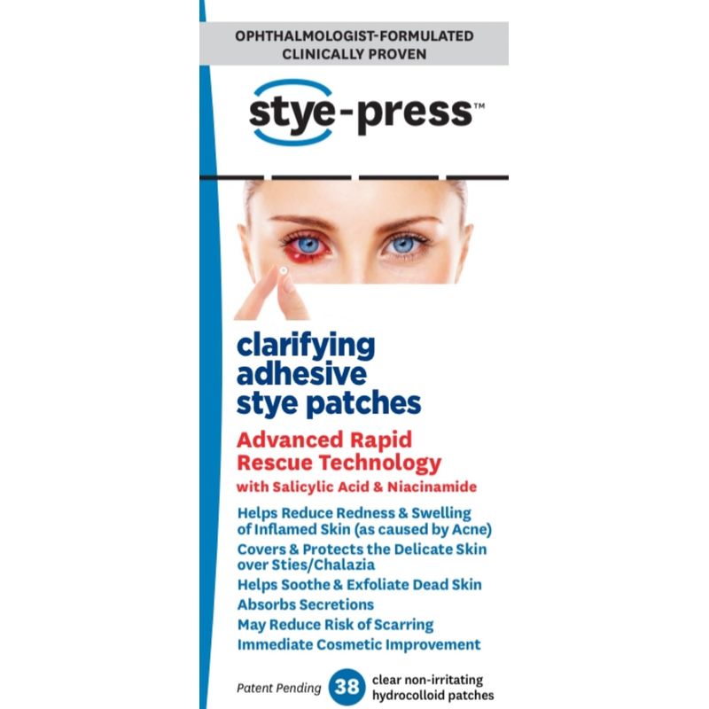 Stye-press: Adhesive Hydrocolloid Patches for Styes & Chalazia: Provide ...