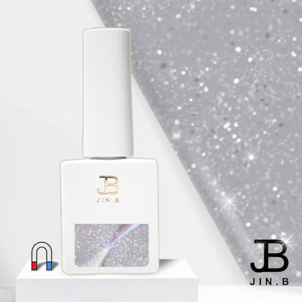 Gracia Jinbi Snow Day JBI-MG-16 Magnetic Glitter Color Gel Nail