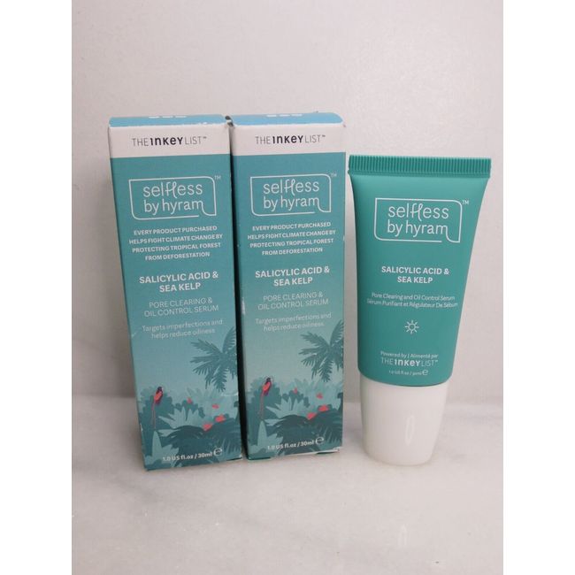 SALICYLIC ACID & SEA KELP PORE CLEARING & OIL CONTROL SERUM 1 OZ - LOT OF 2