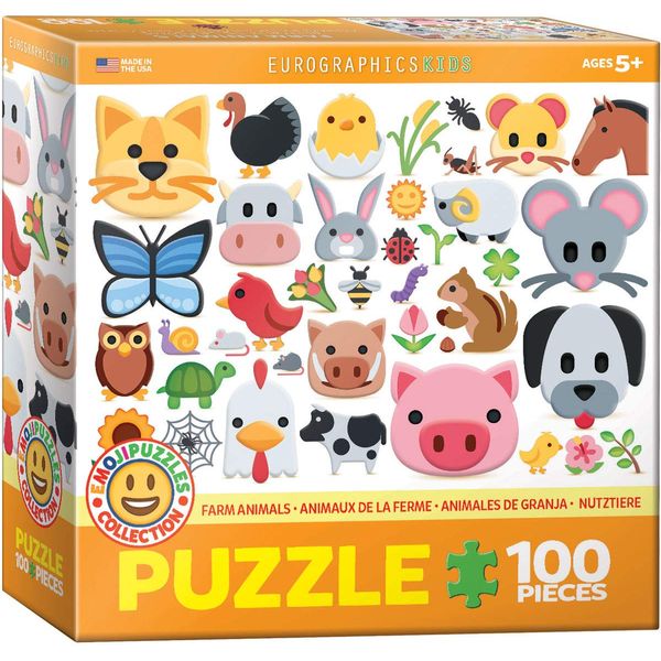 EuroGraphics 5379 Farm Animals 100Piece Puzzle