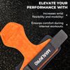 MAALIKPRO Weightlifting Wrist Straps | Staps for Powerlifting | Deadlifting (Brown)