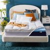 Sleep Innovations Dual Layer 4 Inch Memory Foam Mattress Topper, Queen Size, ...
