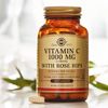 Solgar Vitamin C 1500 mg with Rose Hips Immune Support Tablets 180 Count