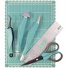 We R Memory Keepers Mini Scrapbooking Tool Kit 6 Pieces, White