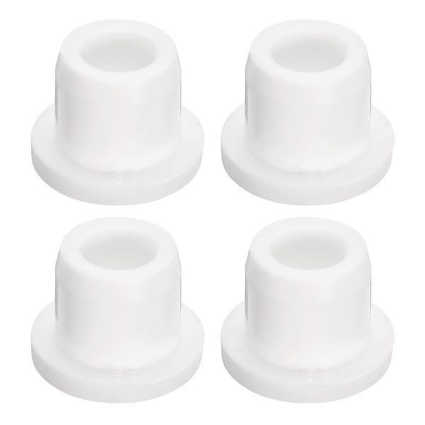 uxcell 4 White Plug Hole for 11-12mm/0.43-0.47" T12 Waterproof Rubber Button Plug