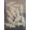 (12) WHITE PLASTIC FREE FLOW LIQUOR POURERS BARS/TAVERNS
