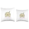 Funny Happy Cat Let Me Put My Thinking Cat On Gift Kitty Throw Pillow