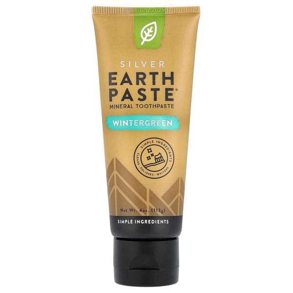 Silver Earth Paste®, Mineral Toothpaste, Wintergreen, 4 oz (113 g)