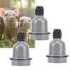 Waterproof Anti Melting E27 Lamp Holder Set of 3 Good Heat Insulation Adjustable Function Premium Shell Standard Interface