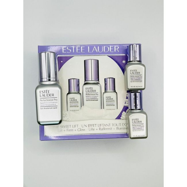 ESTEE LAUDER Perfectionist Pro Rapid Brightening  Treatment-Set of 3 ~ .5+.5+1oz