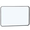 24"x36" Rectangular Bathroom Wall Mirror Make up Vanity Mirror Black Metal Frame