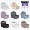 Superio 15L Medium Ribbed Storage Bin- Plastic Storage Bin  (4 Pack, Lilac)