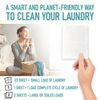 Eco Friendly Laundry Detergent Sheets (100 sheets 200 loads) Laundry Sheets - Plant based Free and Clear Laundry Strips for HE machine, travel, home clothes washing (Fresh Linen)