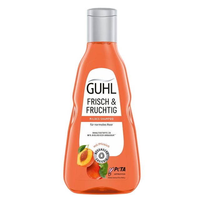 Guhl Frisch & Fruchtig Shampoo - Inhalt: 250 ml - Haartyp: normal