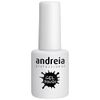 Andreia Semi-Permanent Nail Gel Polish for UV/LED Lamp - Intense Shine and 4 weeks Lasting French Manicure Nail Gel Varnish - Colour 218 White - Shades of Clear - 10.5 ml