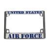US Air Force Chrome Motorcycle License Plate Frame