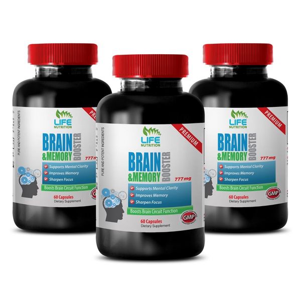 Acetyl L Carnitine Supplement - Brain & Memory Booster 775mg - Brain Herb 3B