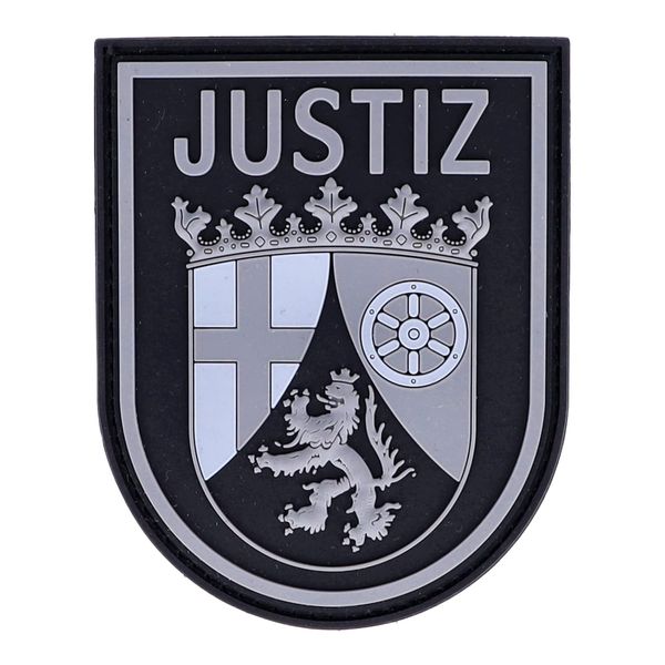 RescPol Rubber Patch Justice Rhineland Palatinate Grey, black/grey