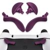 eXtremeRate Back Paddle for PS5 Edge Controller, Interchangeable Metal Back Button Paddles for PS5 Edge Controllers * 4 Pieces (Controller Not Included) (Metallic Grape)