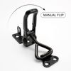 2-Pack Stainless Steel Toggle Clamps - Durable Black Toggle Latch for Secure Fastening