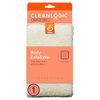 Cleanlogic Bath and Body Small Exfoliating Body Scrubber, Assorted Colors (Pack of 6)