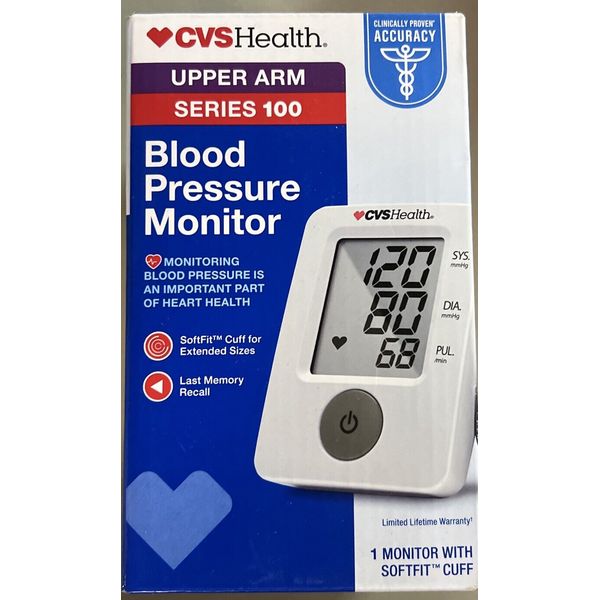 CVS Health Series 100 Upper Arm Blood Pressure Monitor