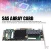 SSD Array Card 4 Port RAID Storage Controller Card 6GB SATA / 8643 SAS RAID Controller Card for LSI IR/IT Mode, for Windows 10/8 / 7 with Driver