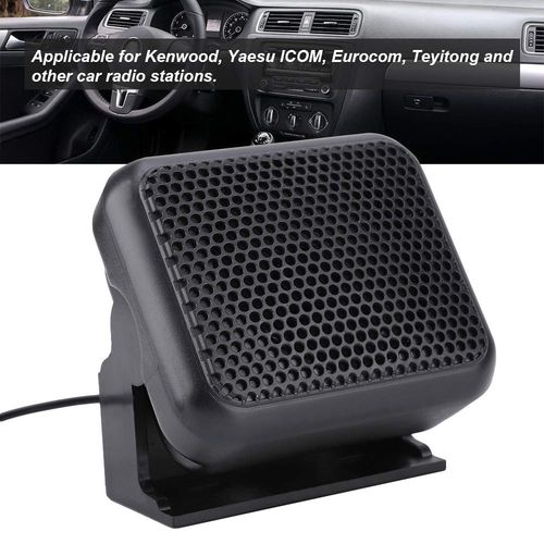 LenTLy NSP100 3W External Speaker, 3.5mm Wired Speaker with 4m Cable, Black, Portable, Stereo Sound, Compatible with Smartphones, Tablets, MP3 Players, Desktops, Televisions, Laptops, Car Radios