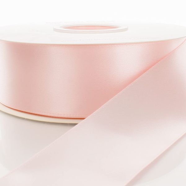 3" Pink Blush Double Faced Satin Ribbon 3 Yards