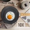 12PCS Nonstick Hammered Granite Kitchen Cookware Cooking Pots Pans Set Grey