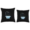 Bathtub Showers Bathroom Bathtub Shower Throw Pillow
