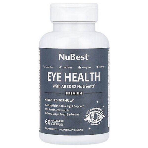 Eye Health With AREDS2 Nutrients, 60 Vegetarian Capsules