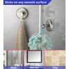 HOME SO Suction Cup Hooks O Shape (2 or 4 Pack) (Brushed Nickel, 2, Count)